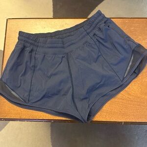 Lululemon Navy Hotty Hot Shorts 2.5”